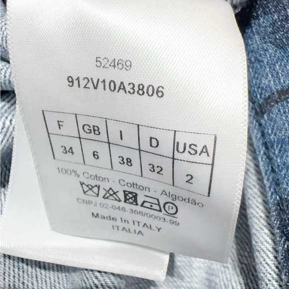 Authentic Dior Textured Blue Jacket - Picture 6 of 6